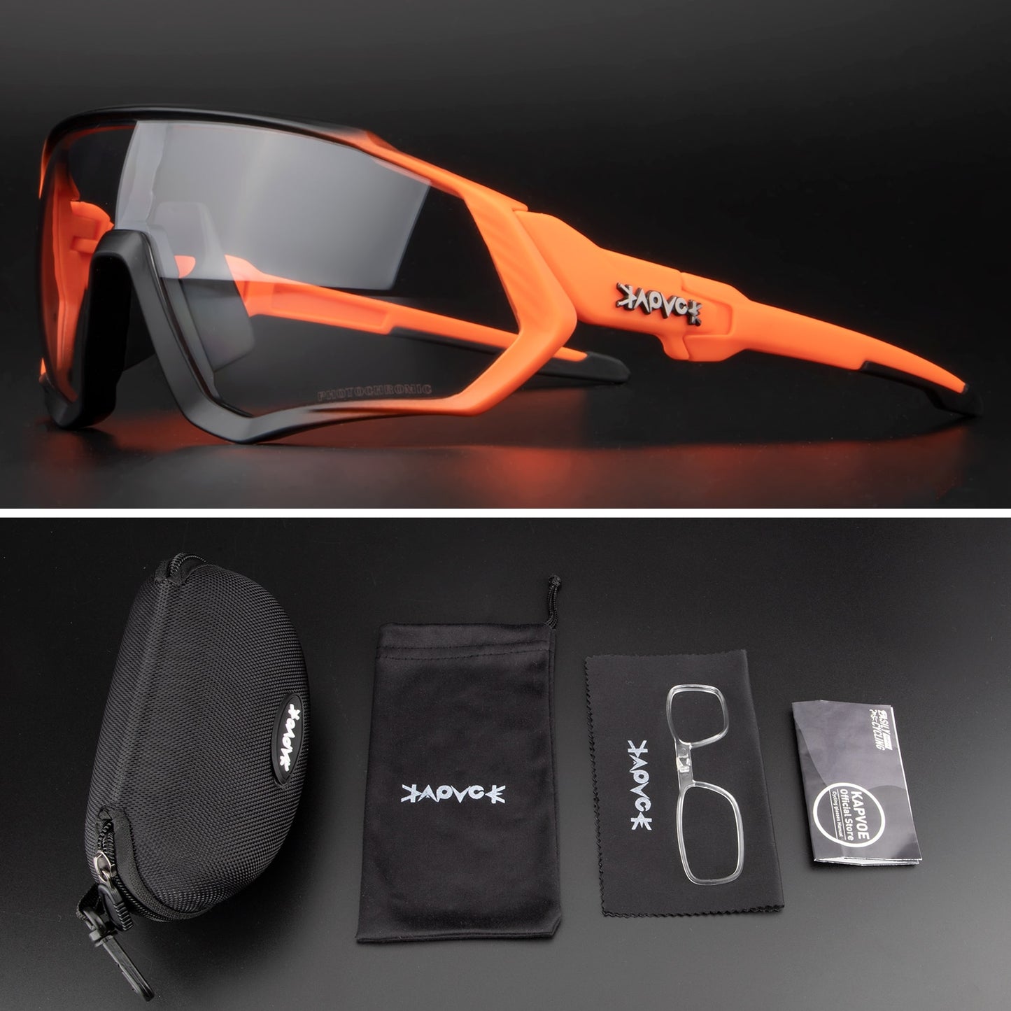 Gafas Ciclismo sport sunglasses. Photochromic cycling glasses.
