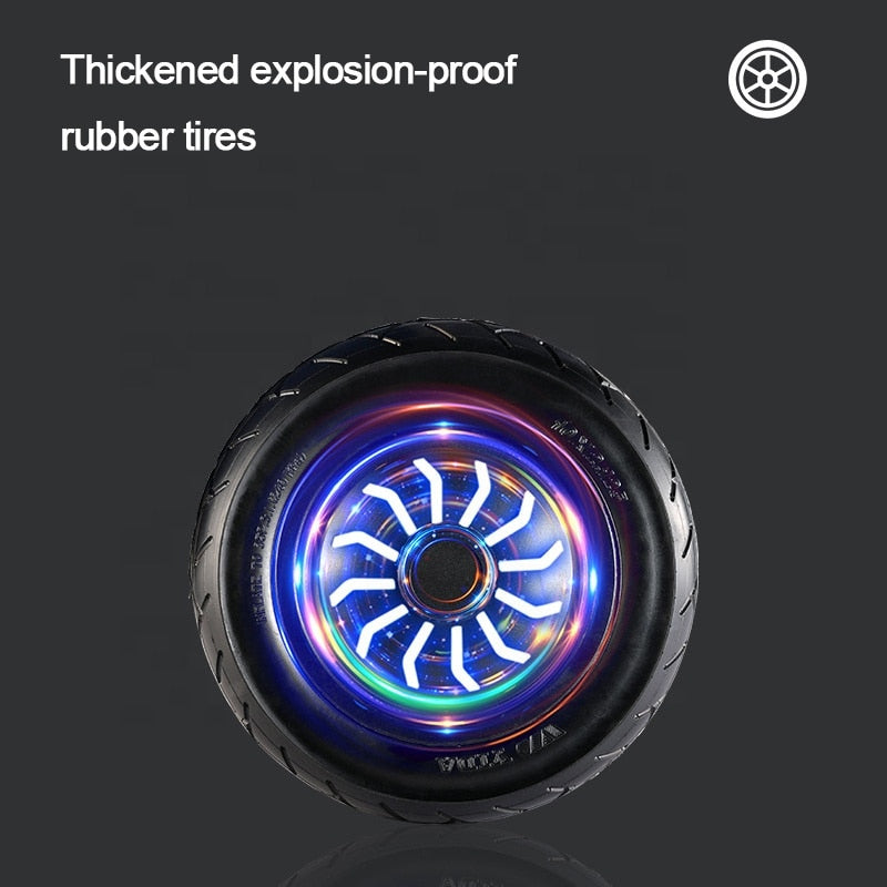 7 Inch Kids LED Light Bluetooth Music Two Wheel Self-balancing Hoverboards Car Smart Balance Electric Scooter