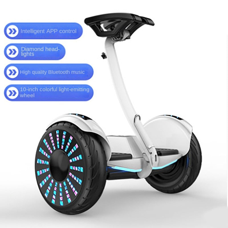 Children's Electric Leg Control, Telescopic, Electric Scooter Two-Wheel Intelligent Body Sense Two-Wheel Scooter