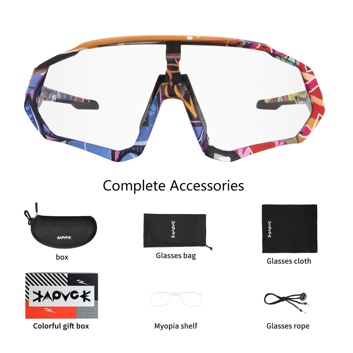 Gafas Ciclismo sport sunglasses. Photochromic cycling glasses.