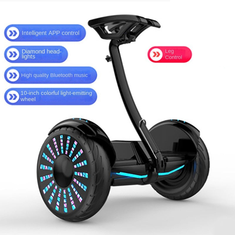 Children's Electric Leg Control, Telescopic, Electric Scooter Two-Wheel Intelligent Body Sense Two-Wheel Scooter
