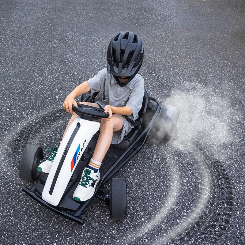 Childrens Electric Go-kart Four-wheeled Electric Cars Vehicles for Adults Ride on Car Adult Drift Racing Toy Stroller for Baby