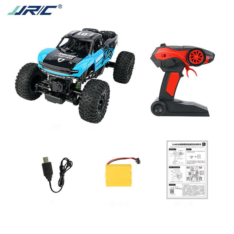 JJRC Q96 Amphibious RC Car Remote Control Racing Car 1:10 Scale 4WD Off Road All Terrain Waterproof Truck RTR