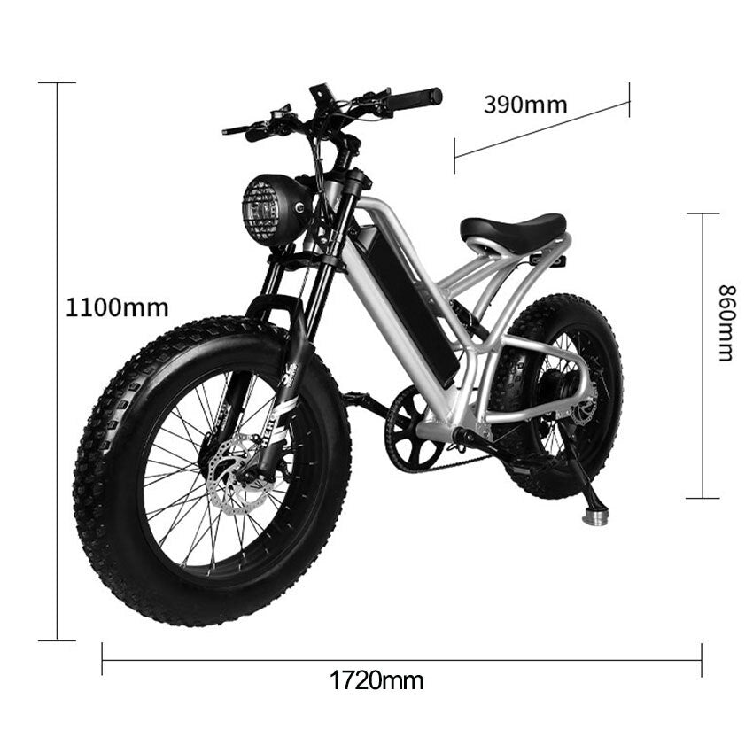Electric Bike 1000W Ebike 48V 10Ah 16Ah Electric Bicycle Fat Tire Bike 7 Speed Mountain Bike For Adult Motorcycle Bicycle