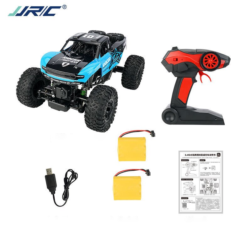 JJRC Q96 Amphibious RC Car Remote Control Racing Car 1:10 Scale 4WD Off Road All Terrain Waterproof Truck RTR