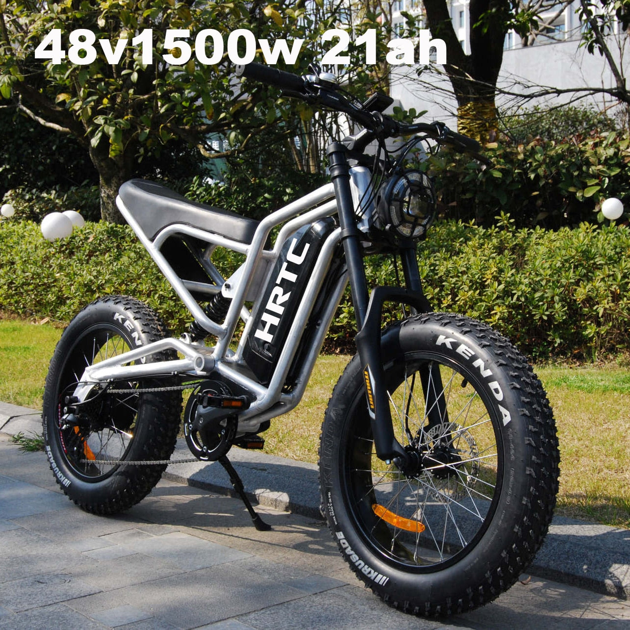 20 inch off-road moped wide tire lithium battery snowmobile mountain bike electric bicycle 48V snow fertilizer tire bicycle