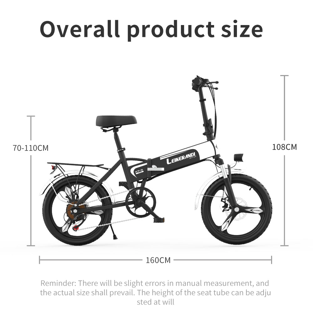SLUDA New XT5 Folding Mini Electric Bike 500w Brushless Motor Aluminum Alloy Aldult EBicycle Lithium Battery Portable Road Ebike