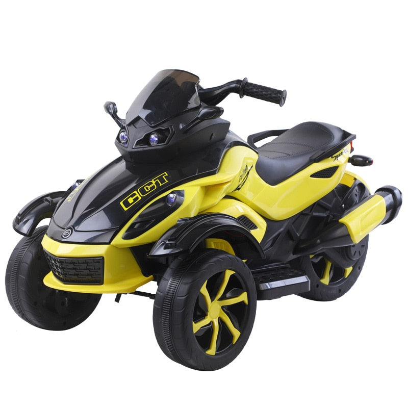 Children's Electric Motorcycle, Tricycle, Electric Car. Baby Dual Drive Motorbike for Kids.