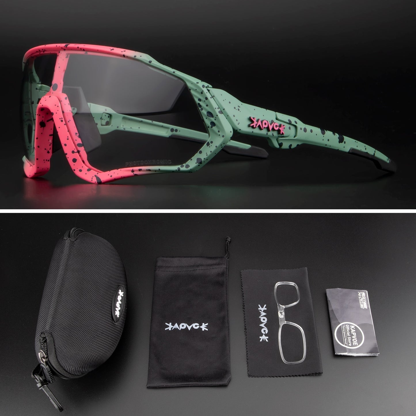 Gafas Ciclismo sport sunglasses. Photochromic cycling glasses.