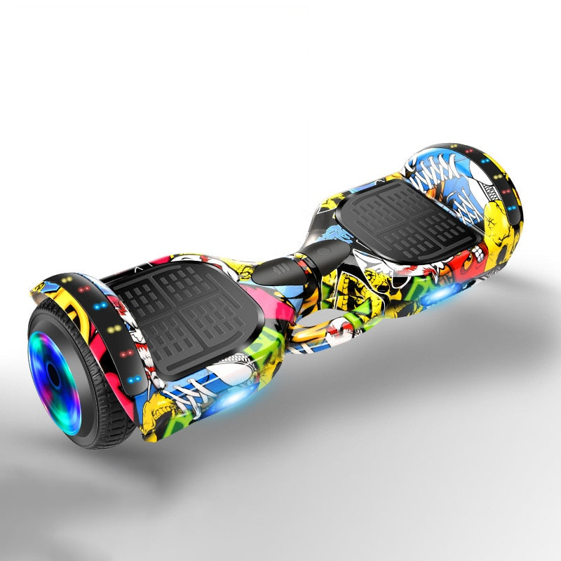 7 Inch Kids LED Light Bluetooth Music Two Wheel Self-balancing Hoverboards Car Smart Balance Electric Scooter
