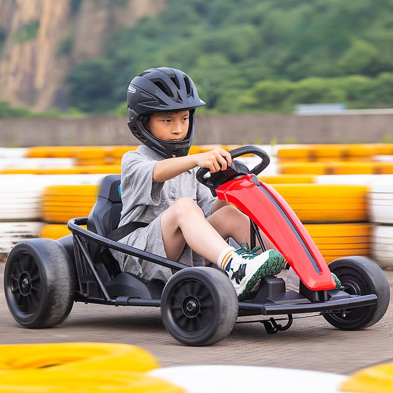 Childrens Electric Go-kart Four-wheeled Electric Cars Vehicles for Adults Ride on Car Adult Drift Racing Toy Stroller for Baby