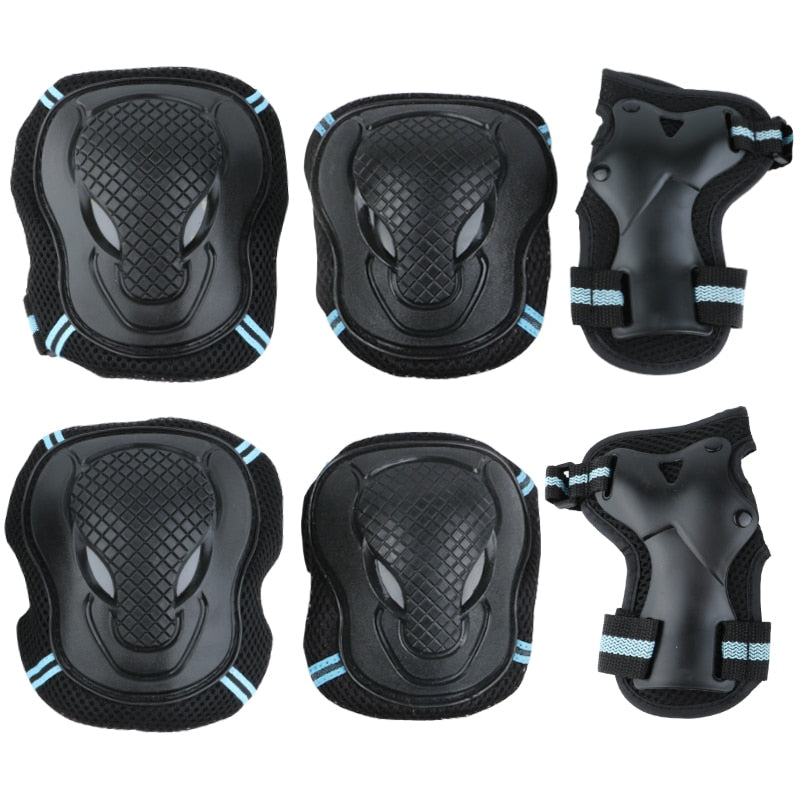 Protective Gear Elbow Hip Pads Wrist Safety Guard Cycling Riding Helmet Protector.