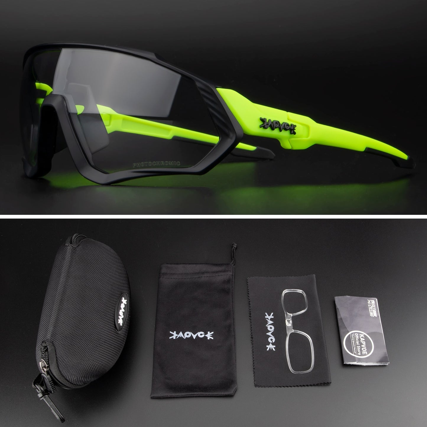 Gafas Ciclismo sport sunglasses. Photochromic cycling glasses.