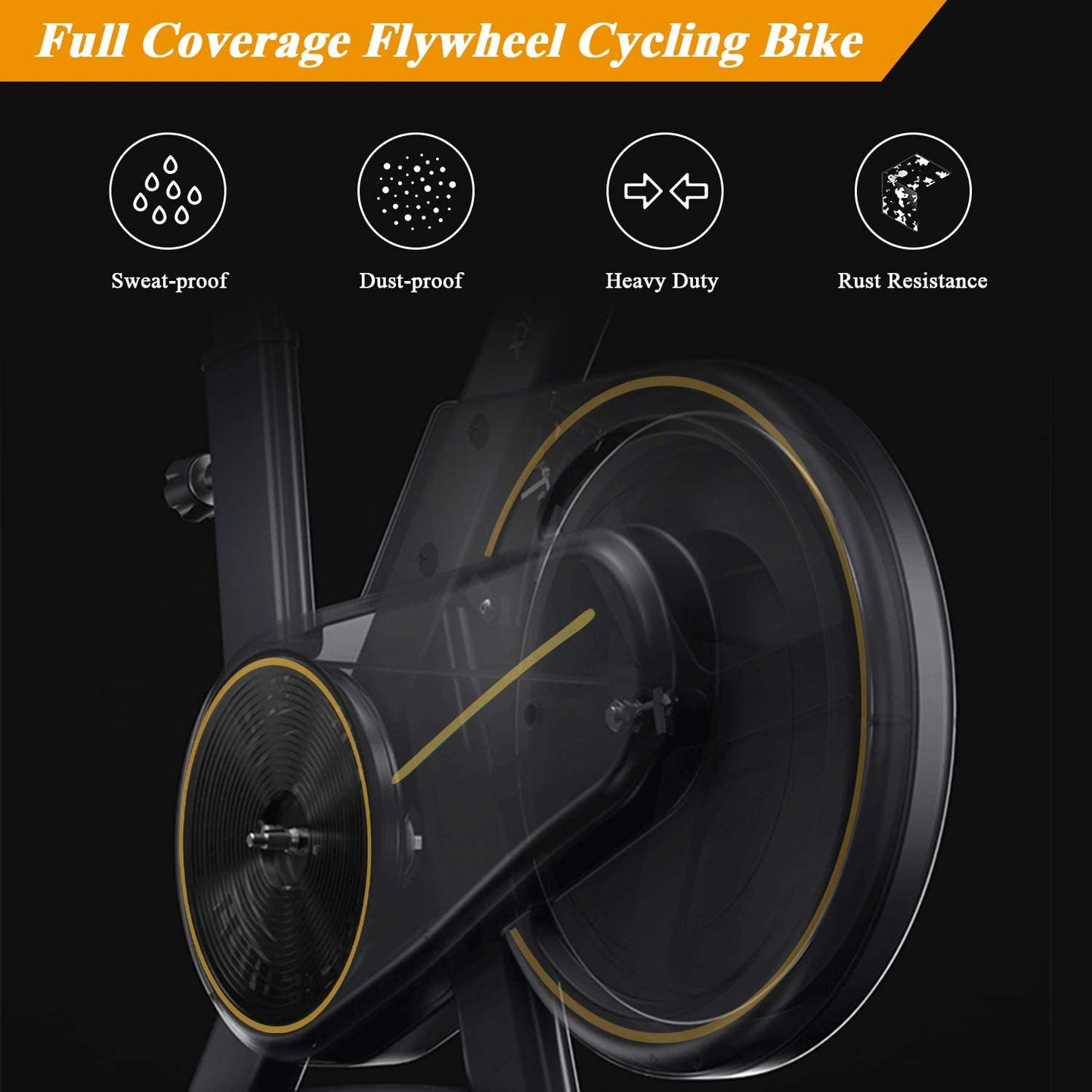 Exercise Bike Stationary Magnetic Indoor Cycling Bike Belt Drive for Home with Flywheel Heart Rate Monitor/LCD Monitor For Women