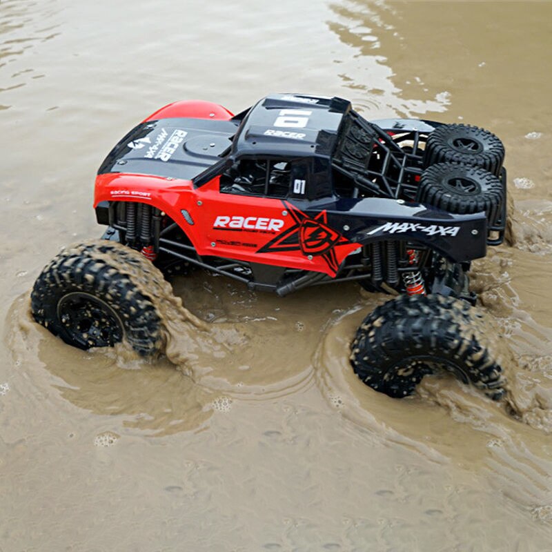JJRC Q96 Amphibious RC Car Remote Control Racing Car 1:10 Scale 4WD Off Road All Terrain Waterproof Truck RTR