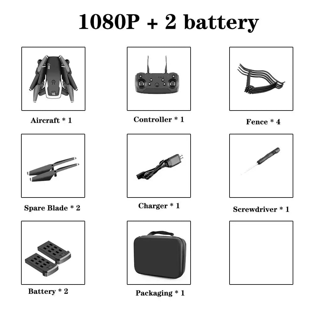 NEW RC Drone 4k HD Wide Angle Camera 1080P WiFi, Dual Camera, Quad-copter.