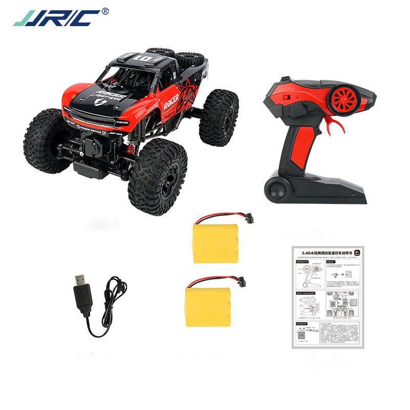 JJRC Q96 Amphibious RC Car Remote Control Racing Car 1:10 Scale 4WD Off Road All Terrain Waterproof Truck RTR