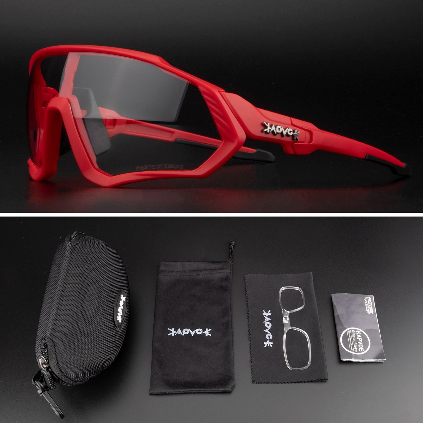 Gafas Ciclismo sport sunglasses. Photochromic cycling glasses.
