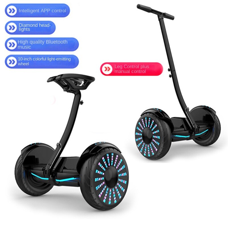 Children's Electric Leg Control, Telescopic, Electric Scooter Two-Wheel Intelligent Body Sense Two-Wheel Scooter