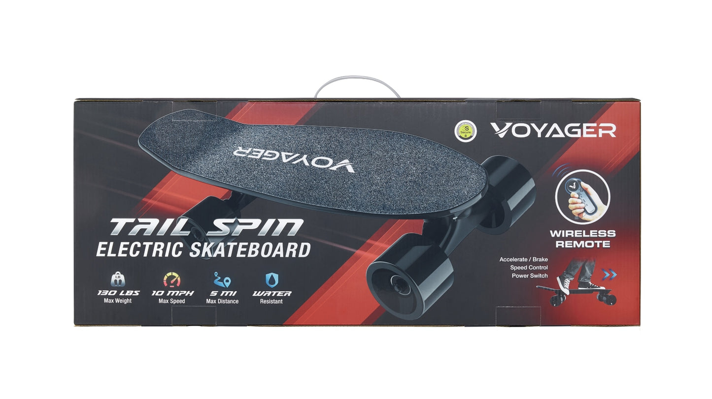 Tailspin Electric Skateboard with Remote Control, Speeds Up To 9MPH and 5 Mile Range  Longboard Skateboard Longboard Deck