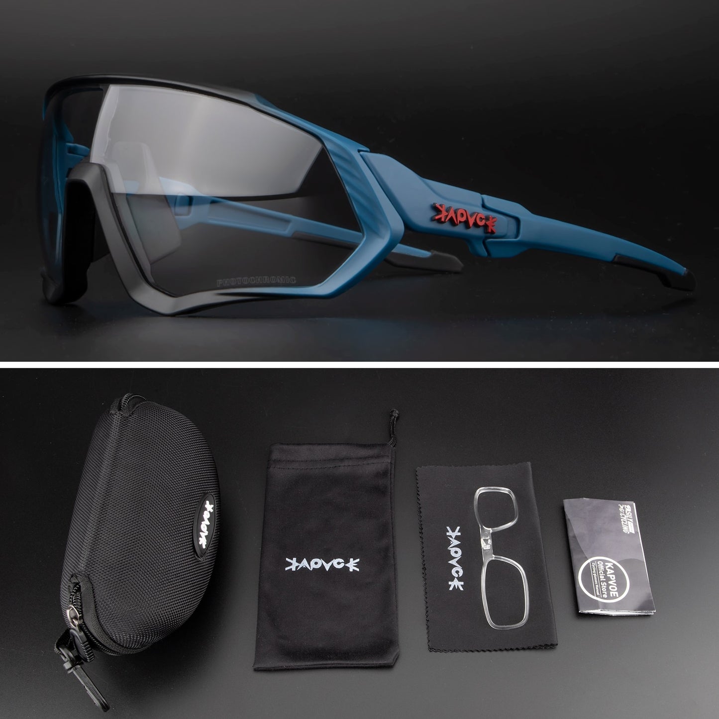 Gafas Ciclismo sport sunglasses. Photochromic cycling glasses.