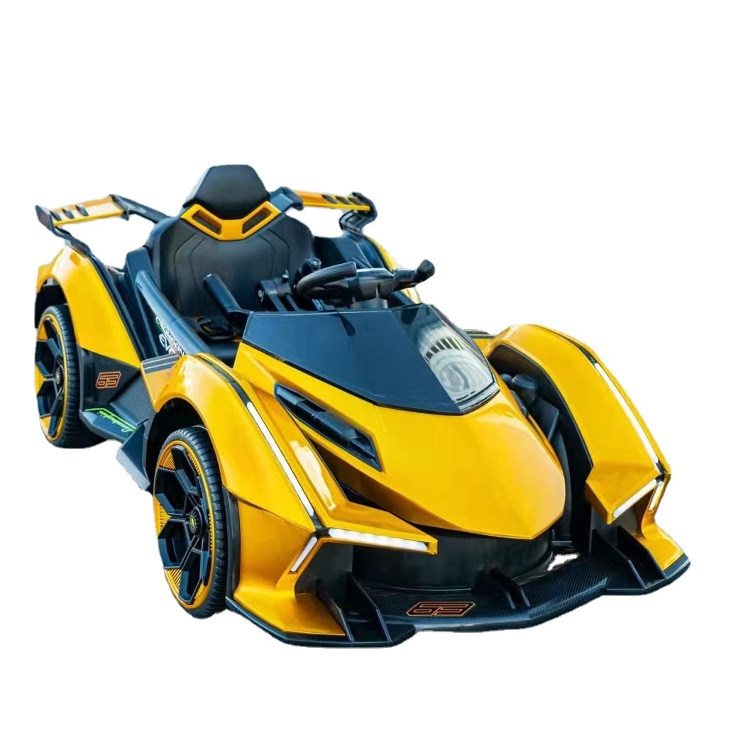 Electric Roadster Four-wheeled with Light Riding Outdoor Toys Cool Car Kids Ride on Cars Vehicles for Adults