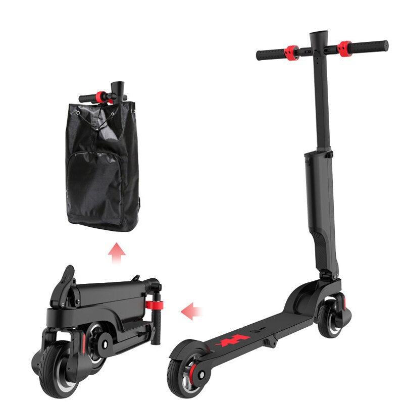 USA Stock Folding HX X6 Electric Skateboard scooter Bicycle Foldable Kick Scooter 36V 5Ah Escooter mini scooter 10kg