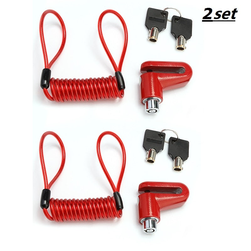 Scooter lock Anti-Theft Disc Brakes Lock with Steel Wire for Xiaomi M365 Electric Scooter.