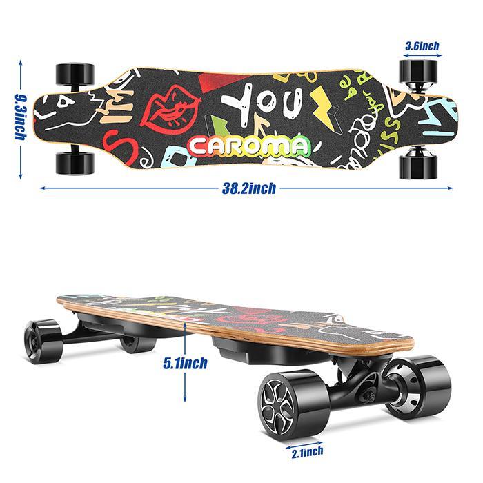 97cm  450W*2 dual motors 5.0AH 97cm long board 4 wheel electric skateboard  Dual-drive split longboard electric skateboard