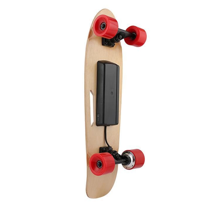 3-Speed Electric Skateboard 350W Brushless Motor with Remote Controller Electric Scooter 12MPH Top Speed 8 Miles Range 3 Speeds