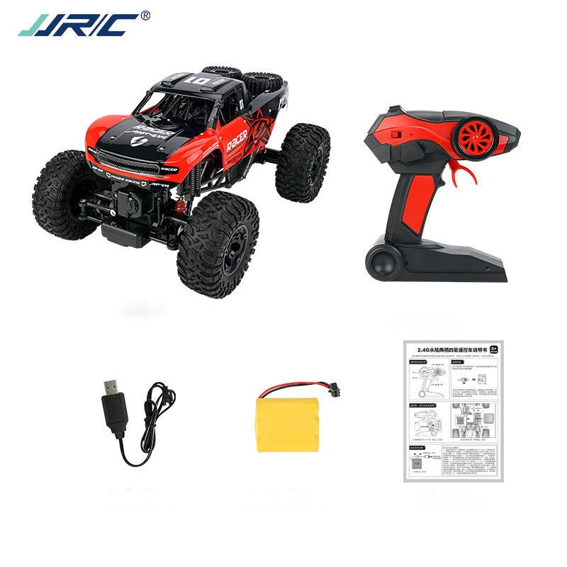 JJRC Q96 Amphibious RC Car Remote Control Racing Car 1:10 Scale 4WD Off Road All Terrain Waterproof Truck RTR