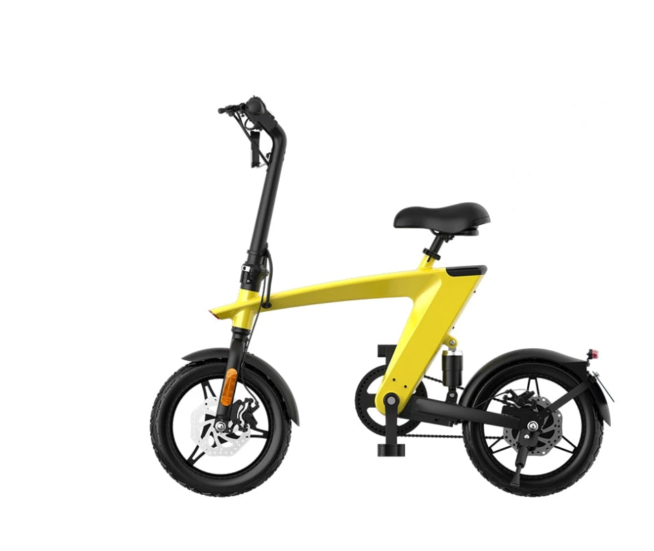 Newest Version HX H1 Mini E-Bike 36V 250W Riding/ Electric Bike with Rear Spring shock Absorber