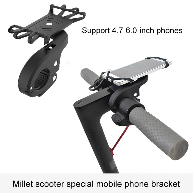 Universal Scooter Phone Holder for Xiaomi M365, Adjustable Bike Phone or GPS Holder.