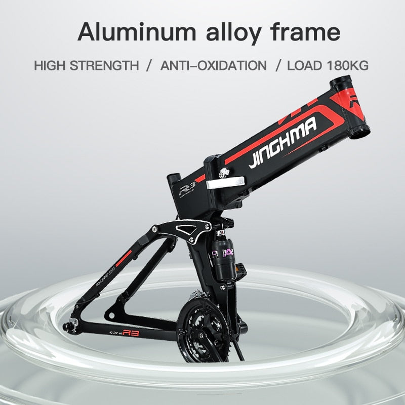 JINGHMA R3 Electric Bicycle 800W 48V20Ah Adult Men's Bike 2022 New Folding Electric Bicycle Mountain Ebike