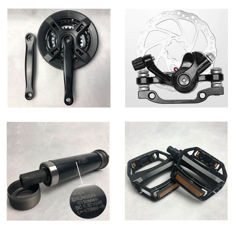 Love Freedom 7/21/24/27 Speed Mountain Bike 26 * 4.0 Fat Tire Bikes w/ Shock Absorbents.