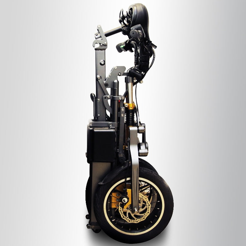 Electric three-wheeled bicycle, 48v lithium double battery fold e-Bike.