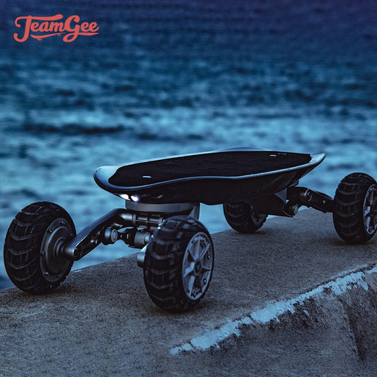 TeamGee H9V Electric Skateboard Adults Off Road Skate Board 40KMH 36KM Range Electric Longboard Carbon Fiber Board eSkateboard
