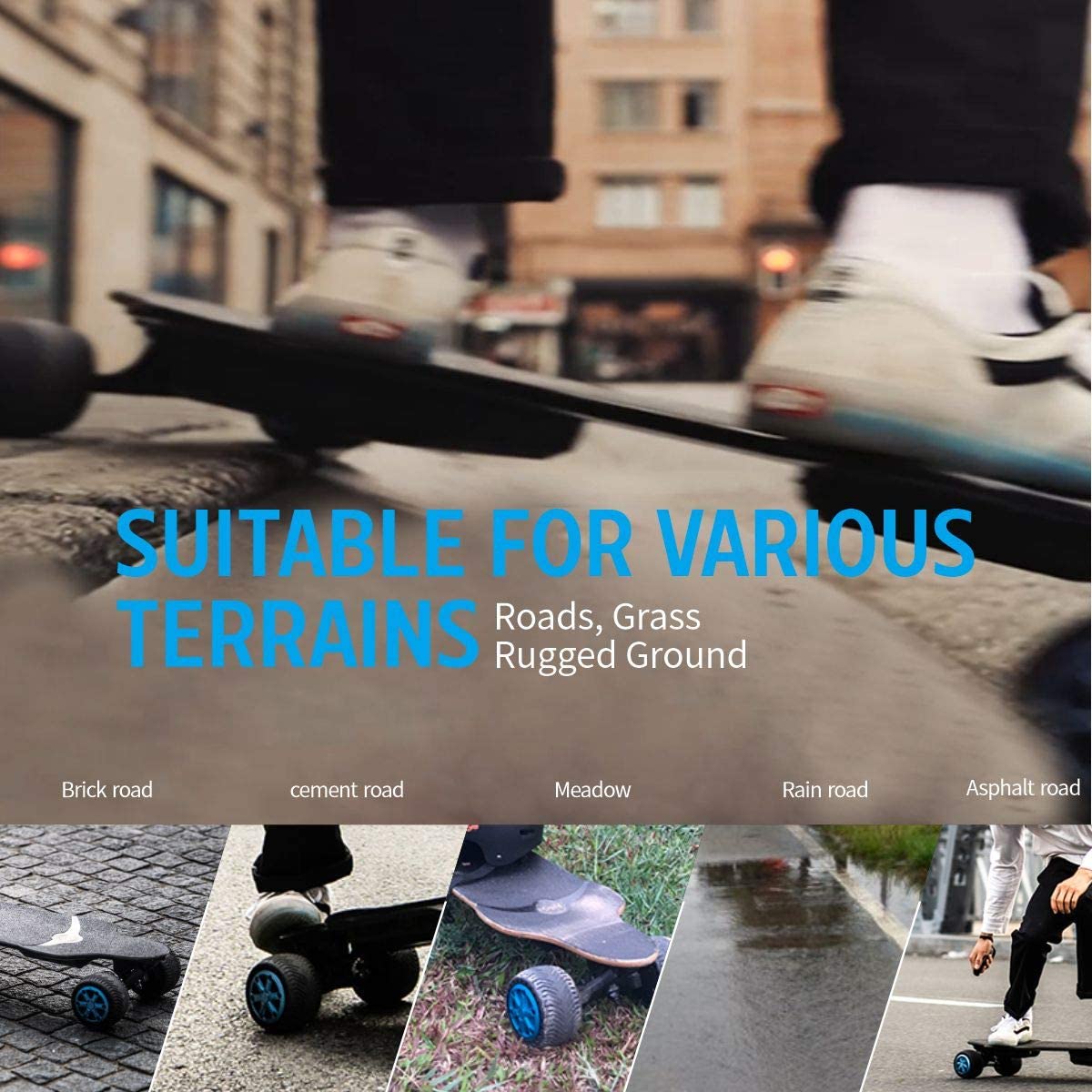 TeamGee H20T Electric Skateboard Off Road Skate Board Adult Longboard Hoverboard Electirc Motor Skateboard Overboard eSkateboard