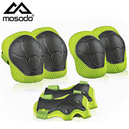 6pc Protective Gears Set for Kids. Knee Pad, Elbow Pads, and Wrist Guards.