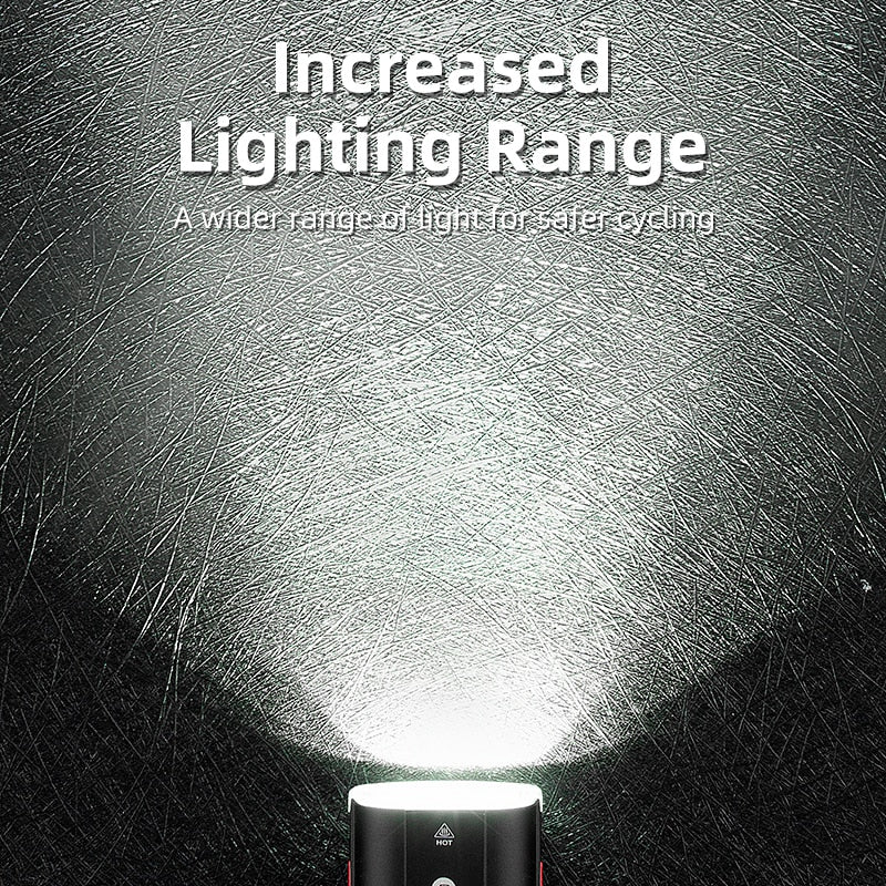 ROCKBROS Bike Front Light Rainproof USB Rechargeable Bicycle Light 1000LM Cycling Headlight LED