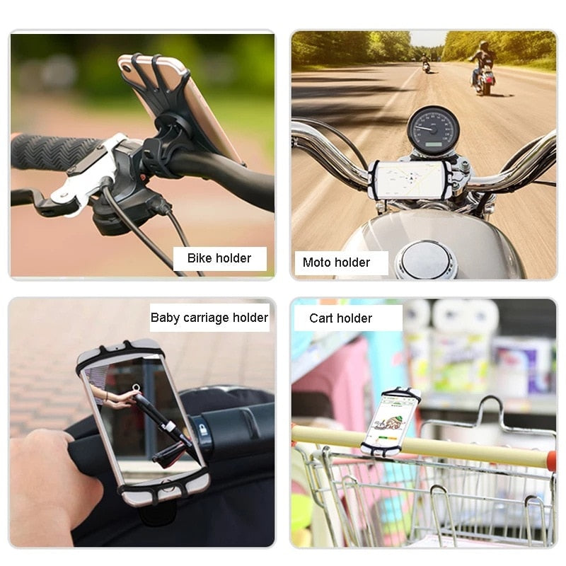 Universal Scooter Phone Holder for Xiaomi M365, Adjustable Bike Phone or GPS Holder.