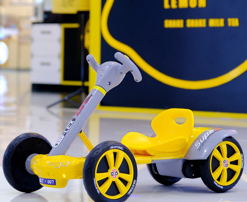 Dual-drive early education drift car can sit boys and girls & big children electric car