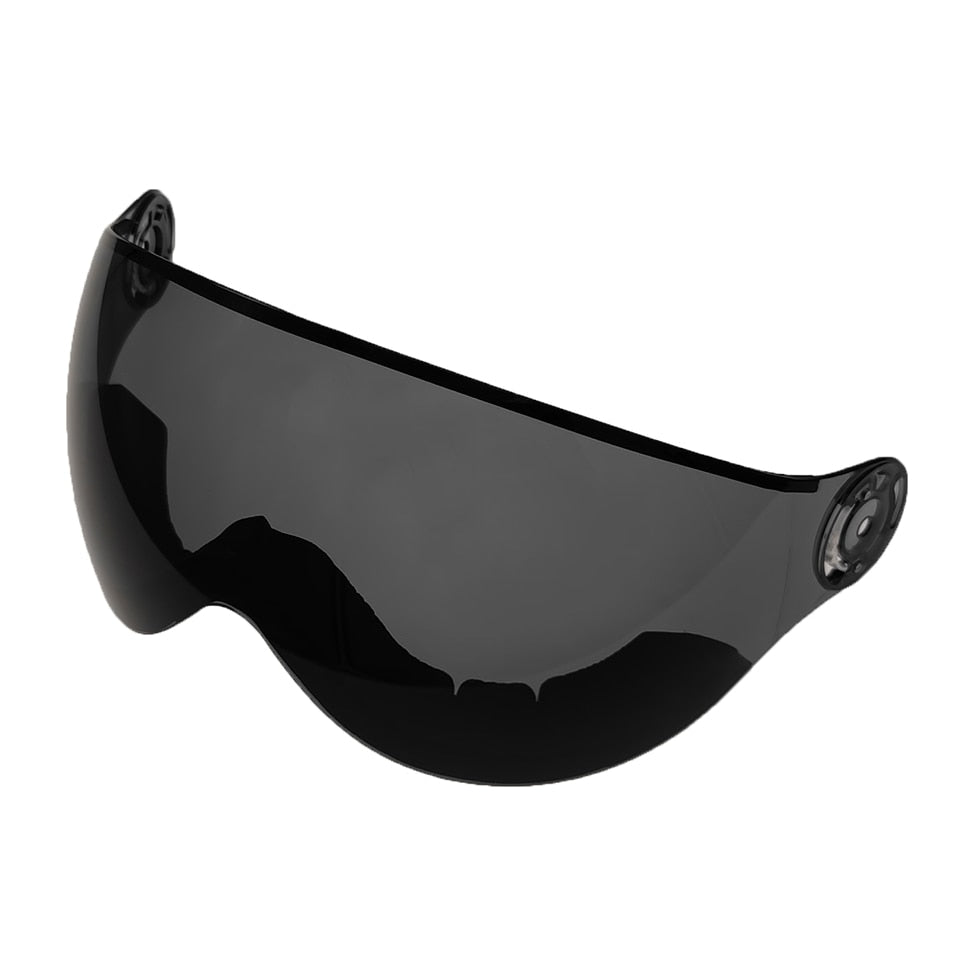 LOCLE MOON MS95 MS99 Ski Helmet Visor Spare Lens UV Protection Outdoor Skateboard Helmet Extra Goggles For Ski Mountaineering