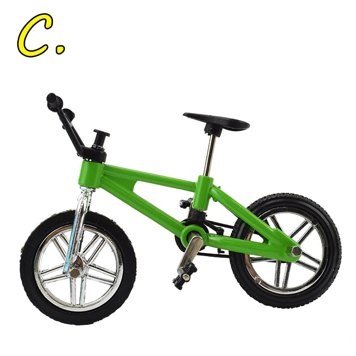 Finger bmx Mini Bike With Brake Rope Alloy Functional Mountain Bicycle Model Toys