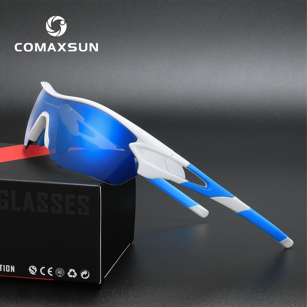 Comaxsun Polarized Cycling Glasses Mountain Bike Riding Protection Goggles.