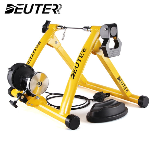 Indoor Exercise Bicycle Trainer. 6 Levels Home Bike Trainer MTB Road Bike Cycling Training Roller Bicycle Rack Holder Stand
