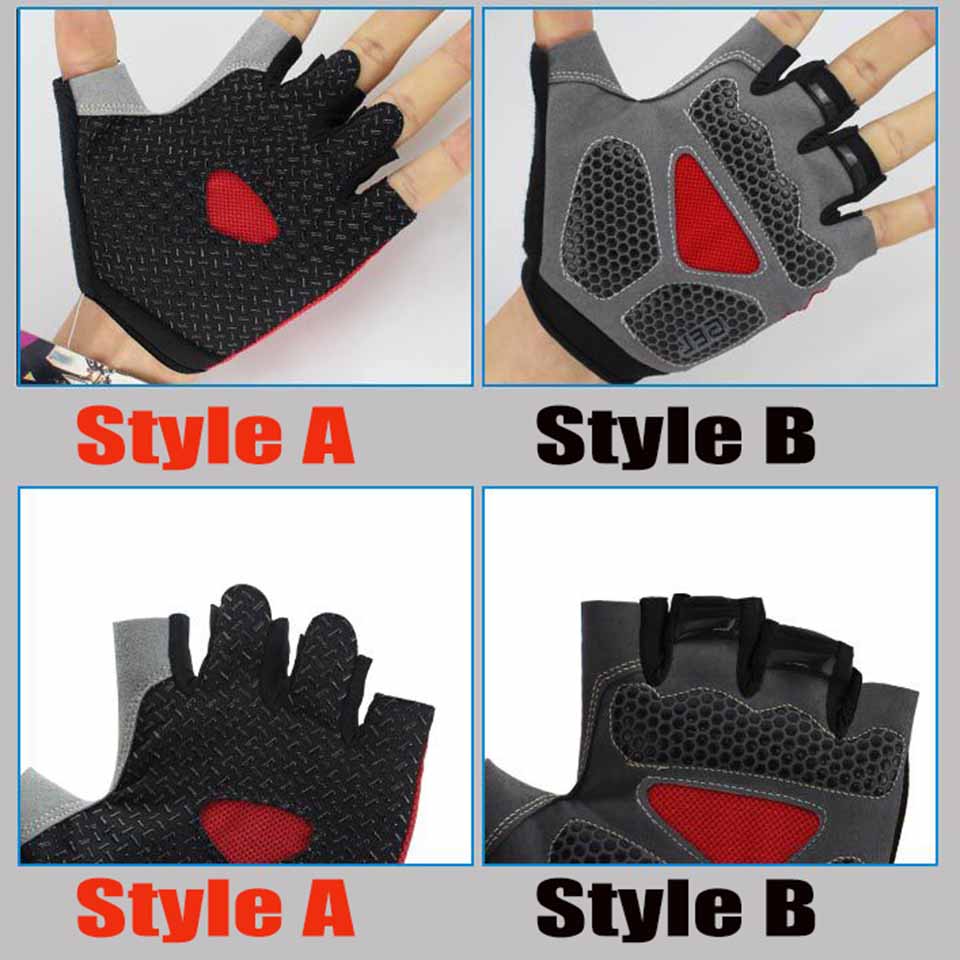 Cycling Anti-slip, Anti-sweat, unisex Half Finger Bicycle Gloves.