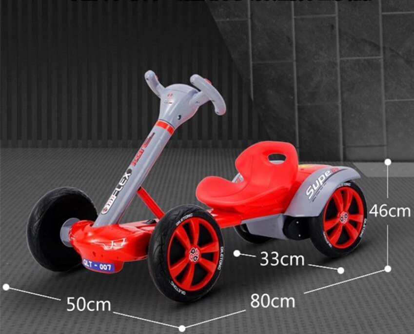 Dual-drive early education drift car can sit boys and girls & big children electric car