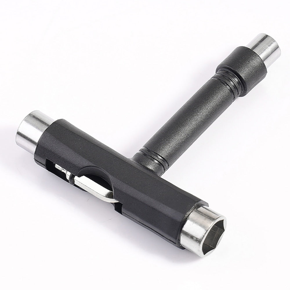 T Shape Skateboard Wrench Kit Multifunction MTB Bike Electric Scooter Repair Tools.