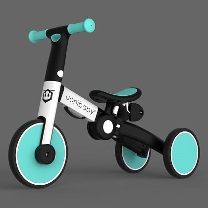 Uonibaby 4 in 1 Children  Tricycle. Two Wheel Bike. ( ages 1-6 yrs)